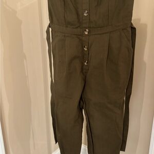 Olive Green Women's Jumpsuit